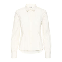 Ichi Womens Shirt Fina Blanc de Blanc