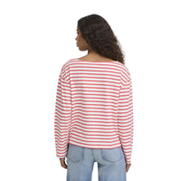 Ichi Womens IHmira Boatneck T-shirt Teaberry