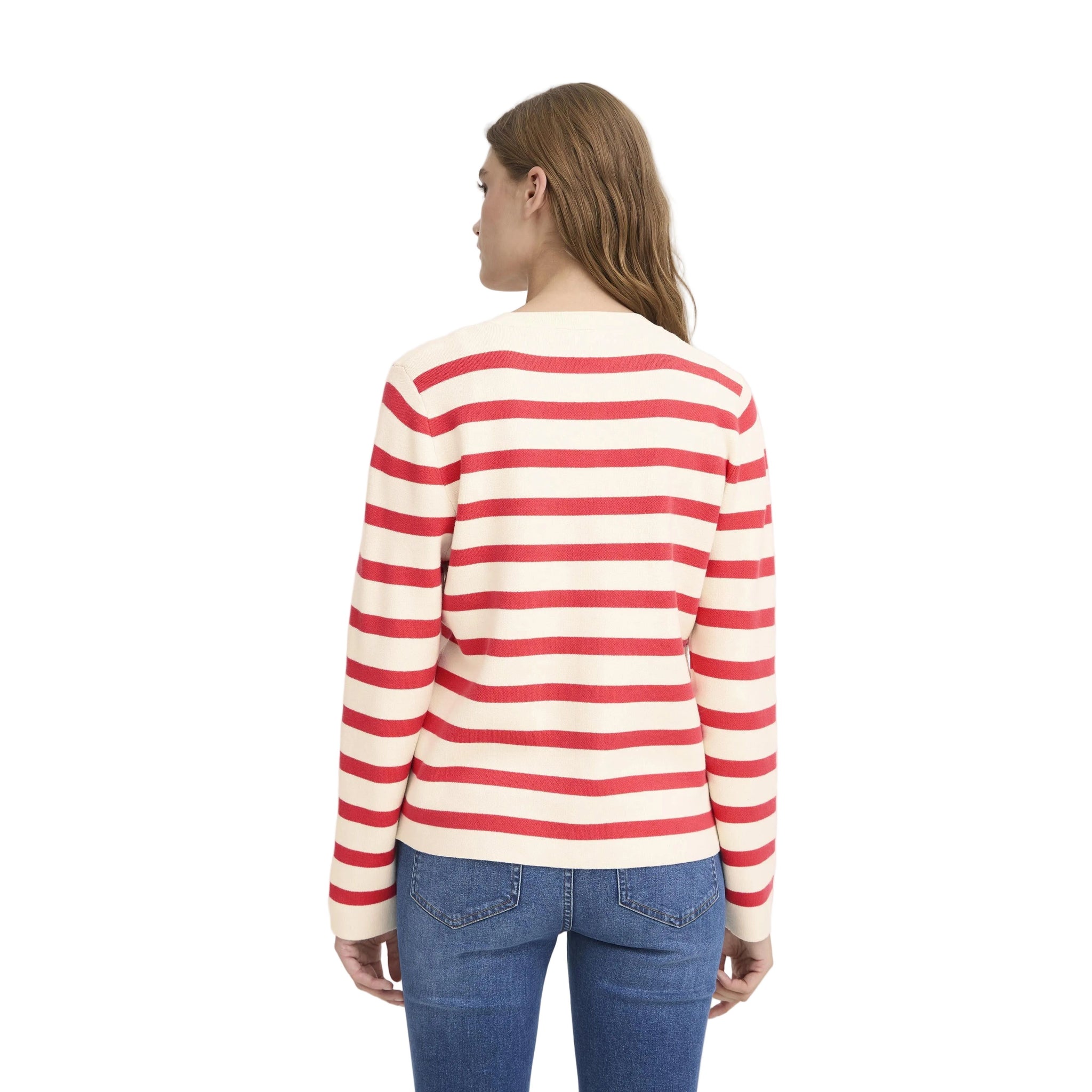 Ichi Womens IHboston Cardigan Birch Teaberry