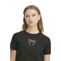 Ichi Womens T-Shirt Nynna Black