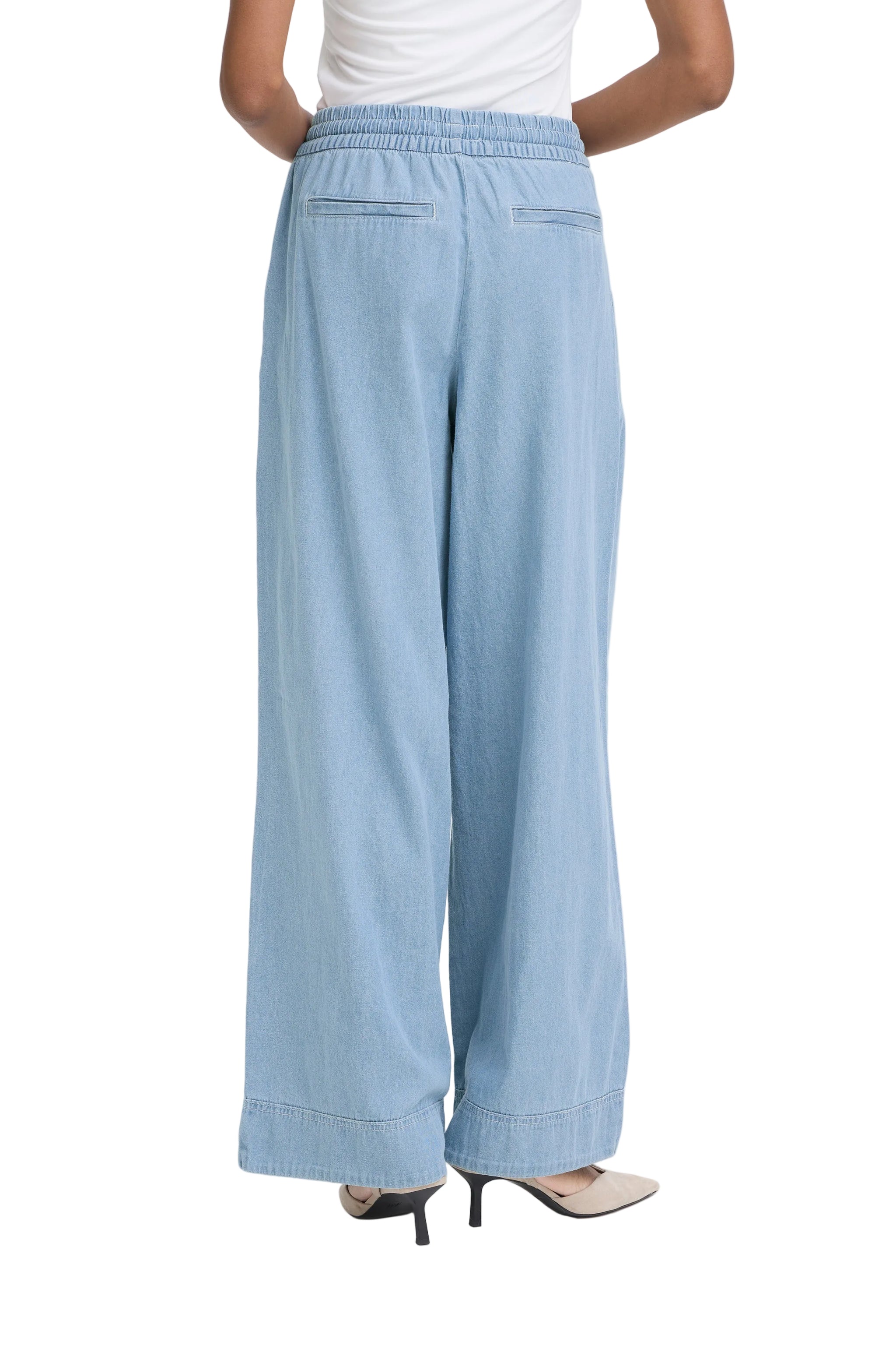 Ichi Womens Iharcher Jeans Light Blue Washed