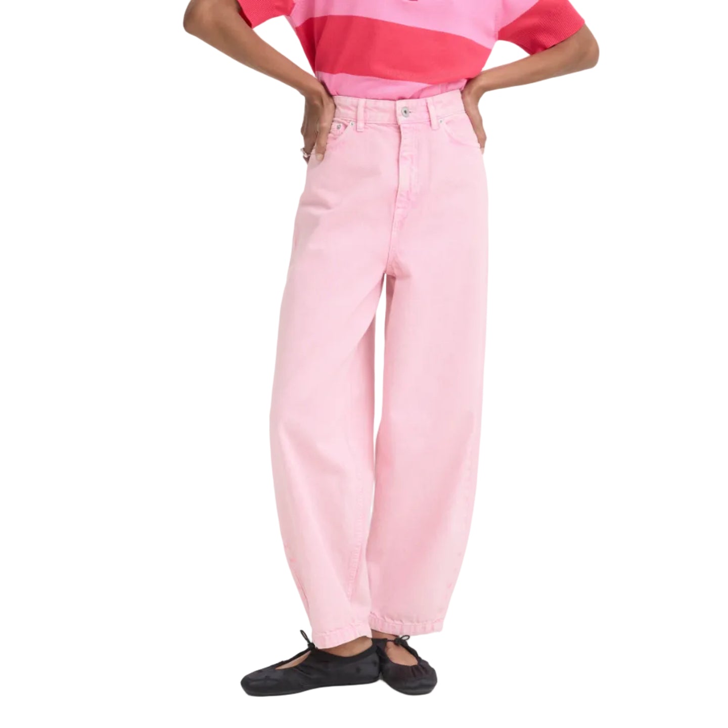 Ichi Womens Ihavena Jeans Cameo Pink