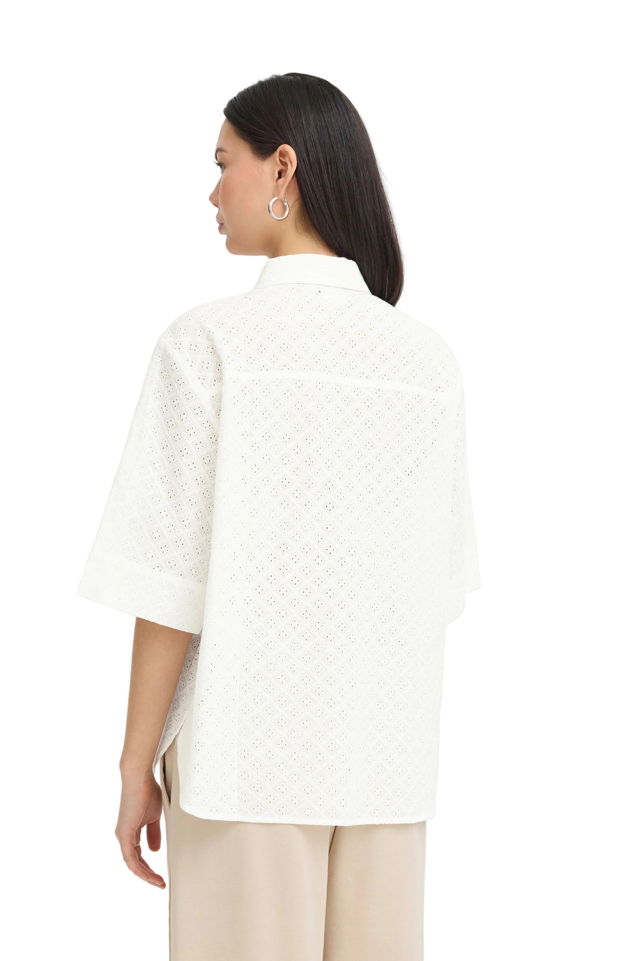 Ichi Womens Ihcriza Shirt Cloud Dancer