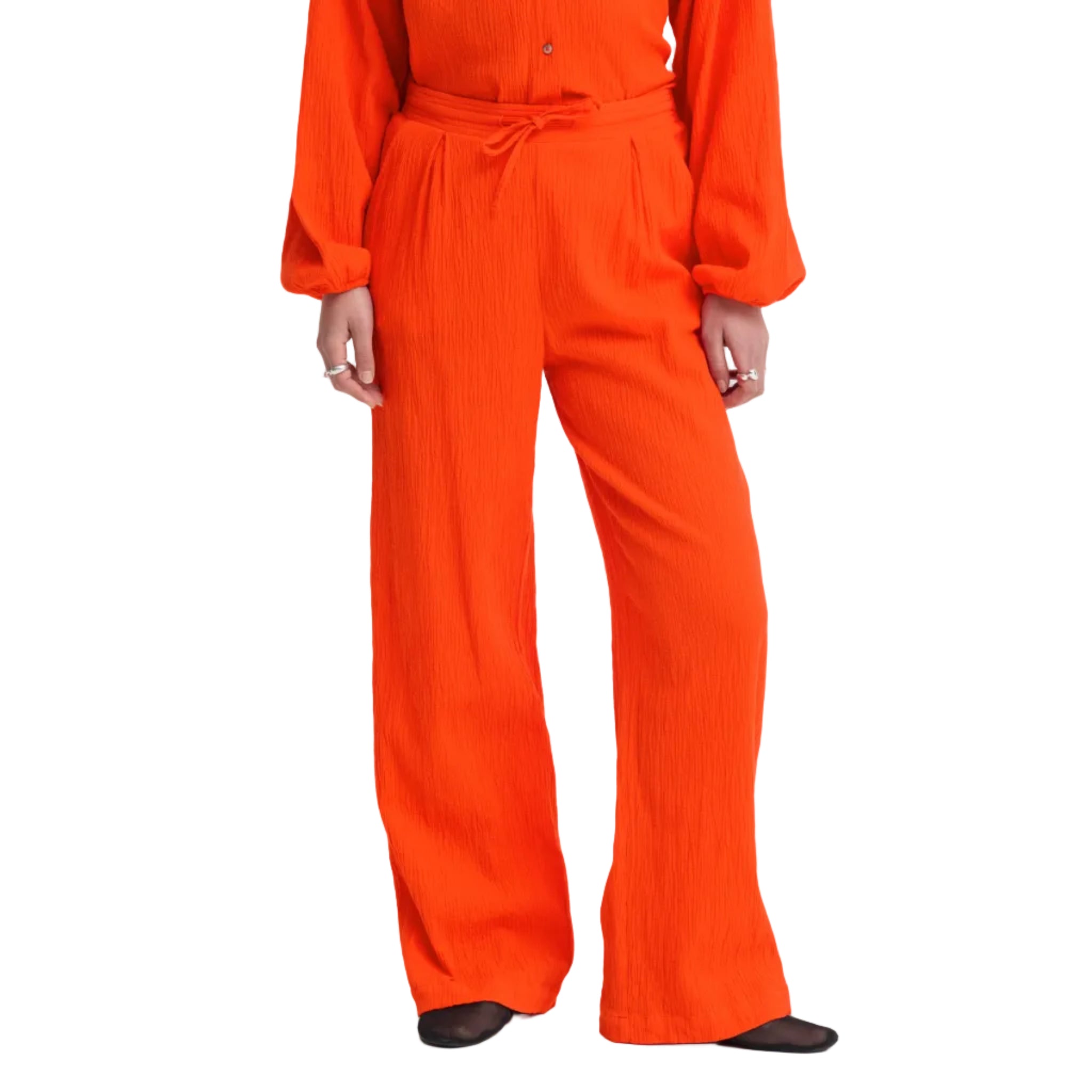 Ichi Womens Ihlifana Trousers Fiery Red