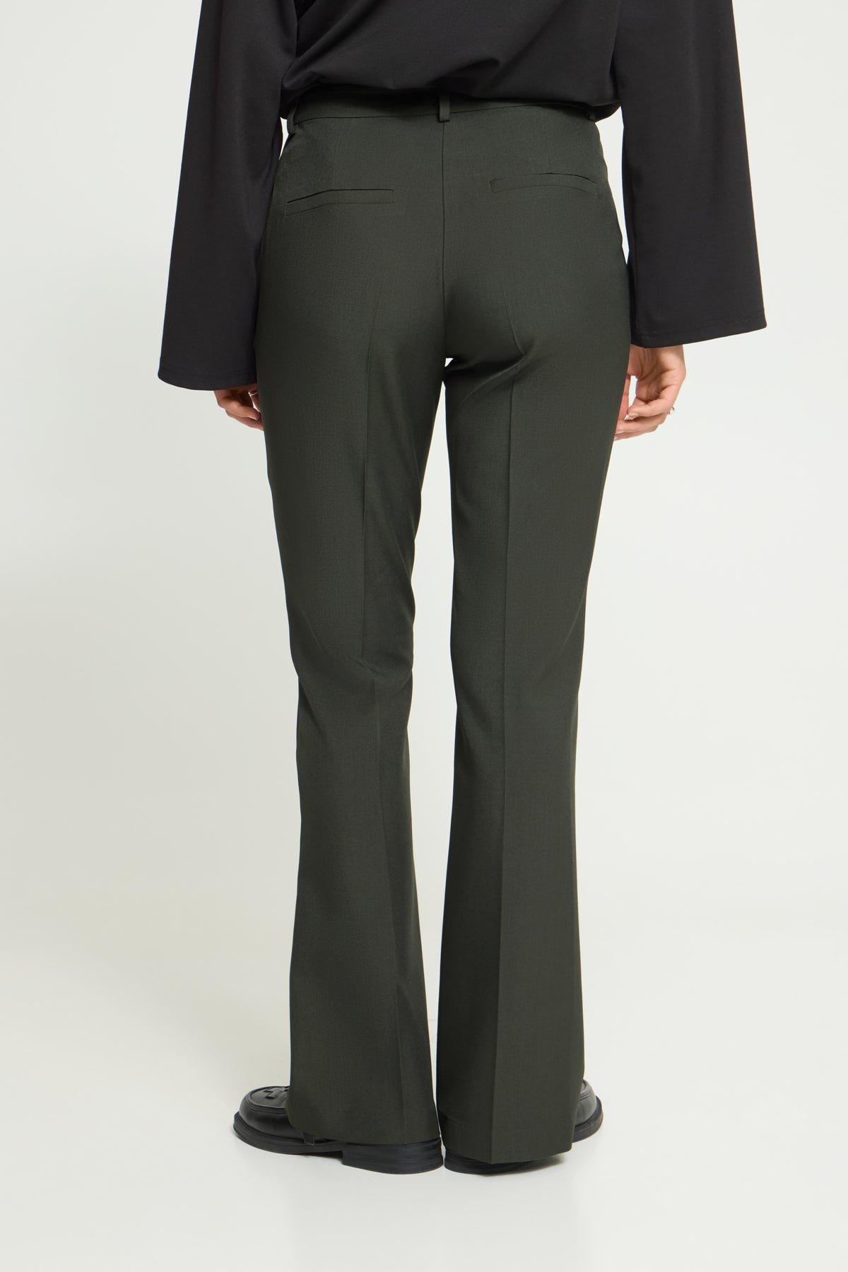Ichi Womens Trouser IHFava Flared Roisin Melange