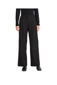 Ichi Womens Ihfava Wide Trousers Black
