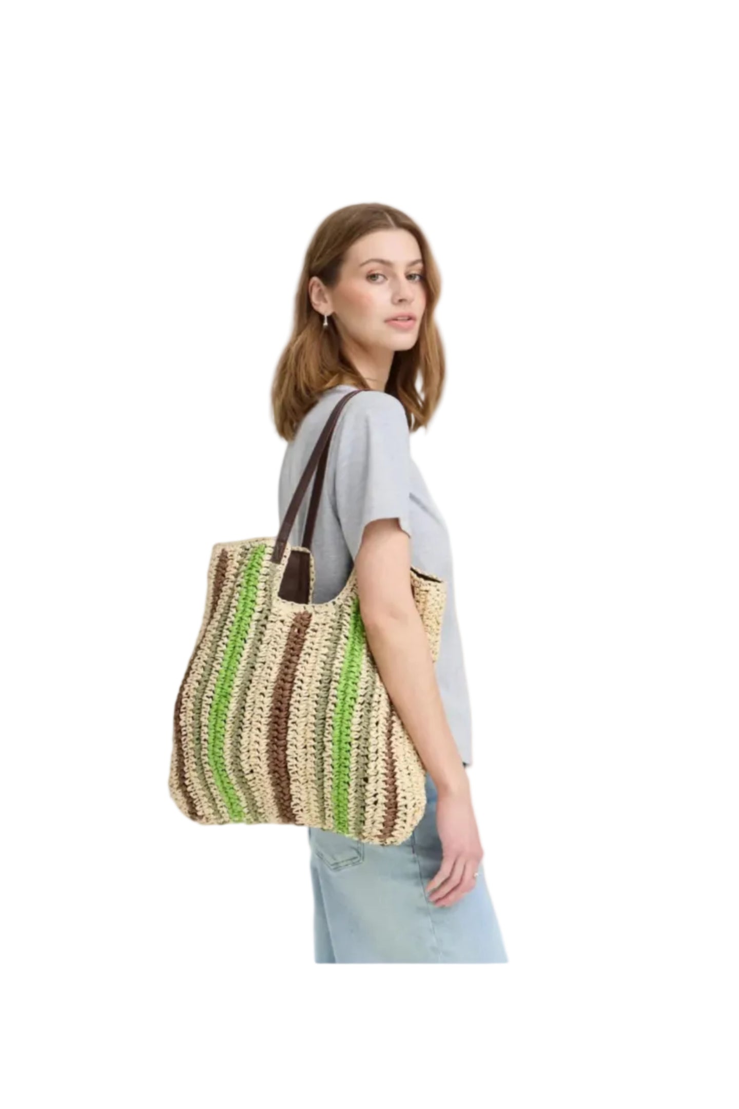 Ichi Womens Iaalmine Bag Natural