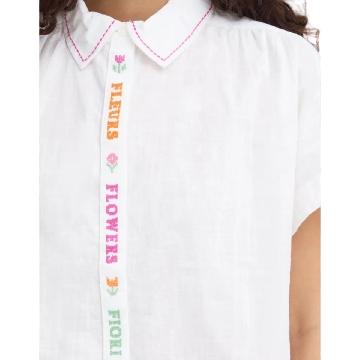 Ichi Womens Shirt Loliva Cloud Dancer