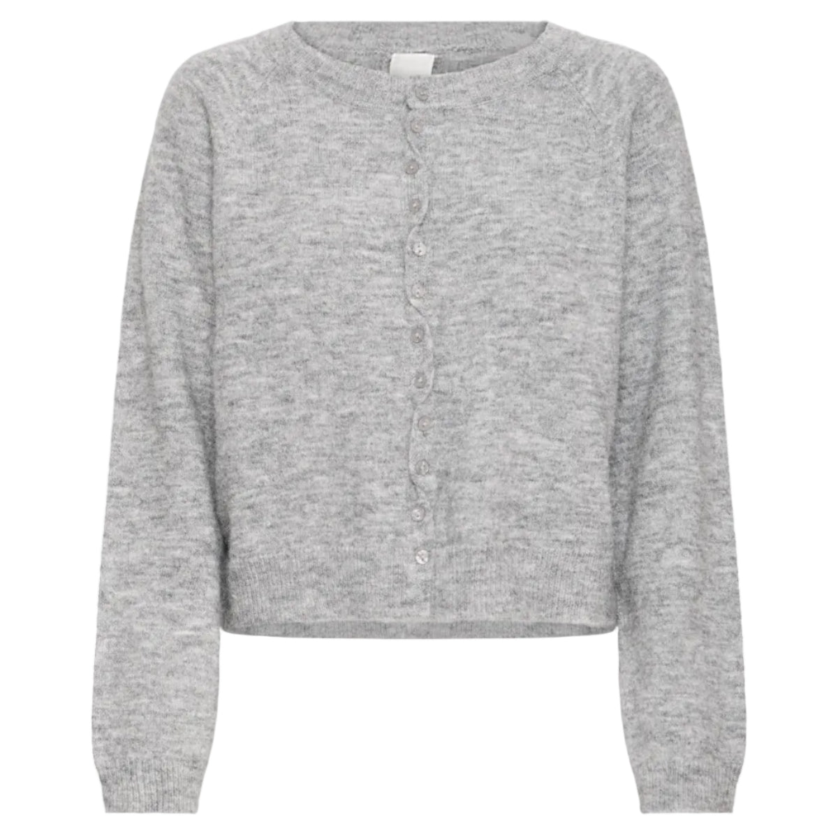 ICHI Womens Cardigan IHSage Alloy Melange