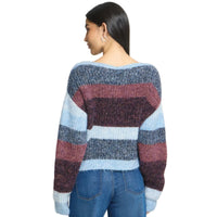 Ichi Womens Jumper Zulu Zinfandel Blue Stripe