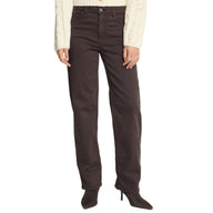 Ichi Womens Jeans Ziggy Straight Coffee Bean