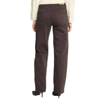 Ichi Womens Jeans Ziggy Straight Coffee Bean