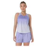 Asics Womens Road Fade Tank Bluebell