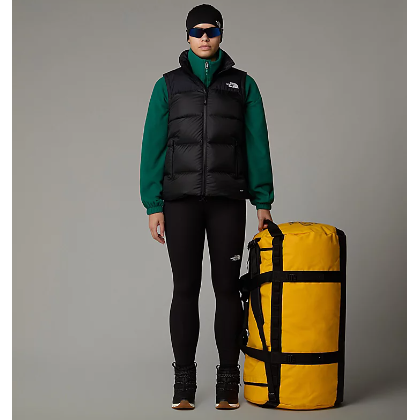The North Face Base Camp extra-large gold and black duffel bag