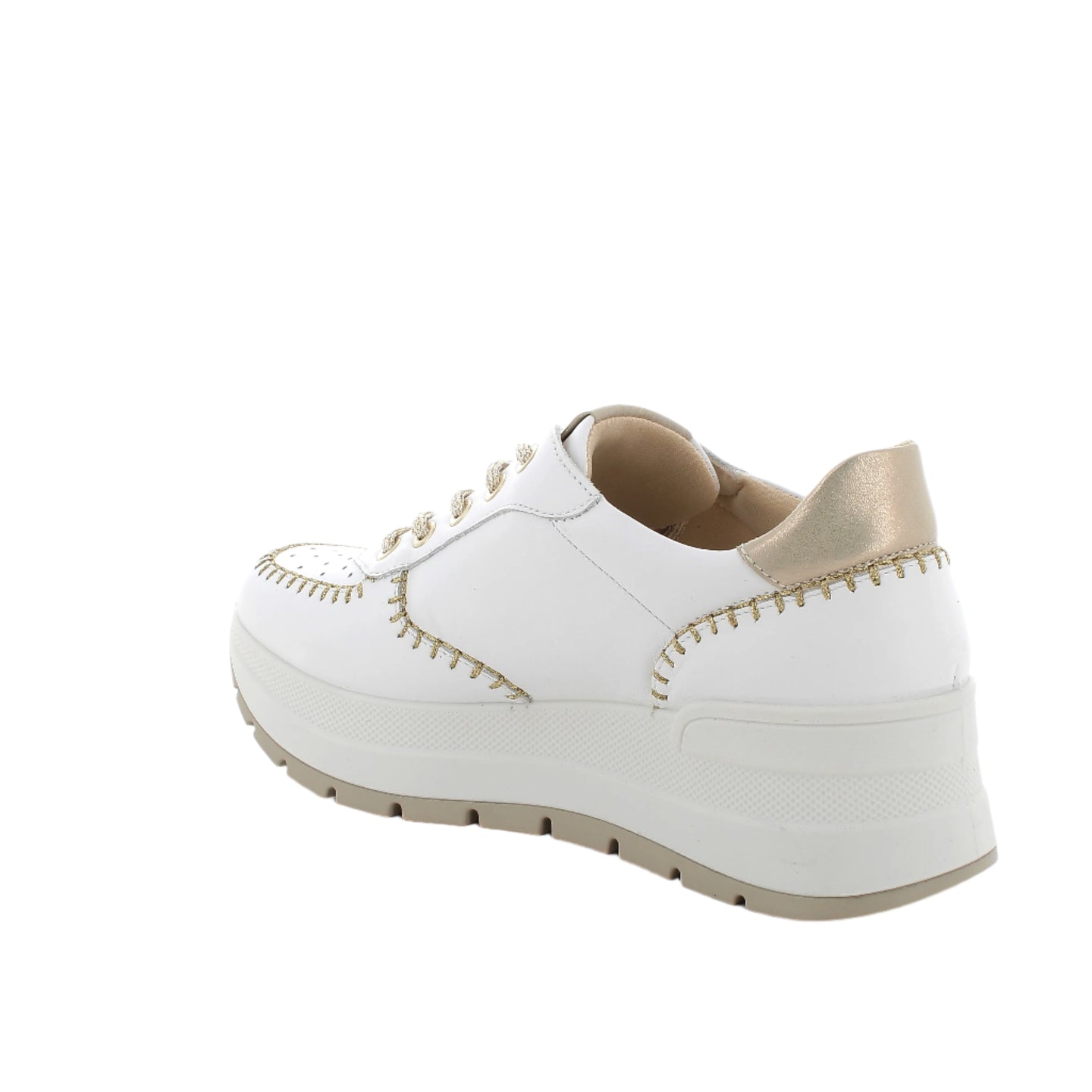 Igi & Co Womens Trainer 7661422 Bianco/Oro
