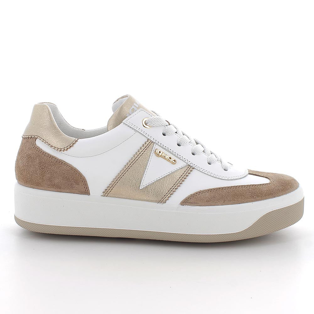 Igi & Co Womens Trainer 1144600 Biscotto/Bianco