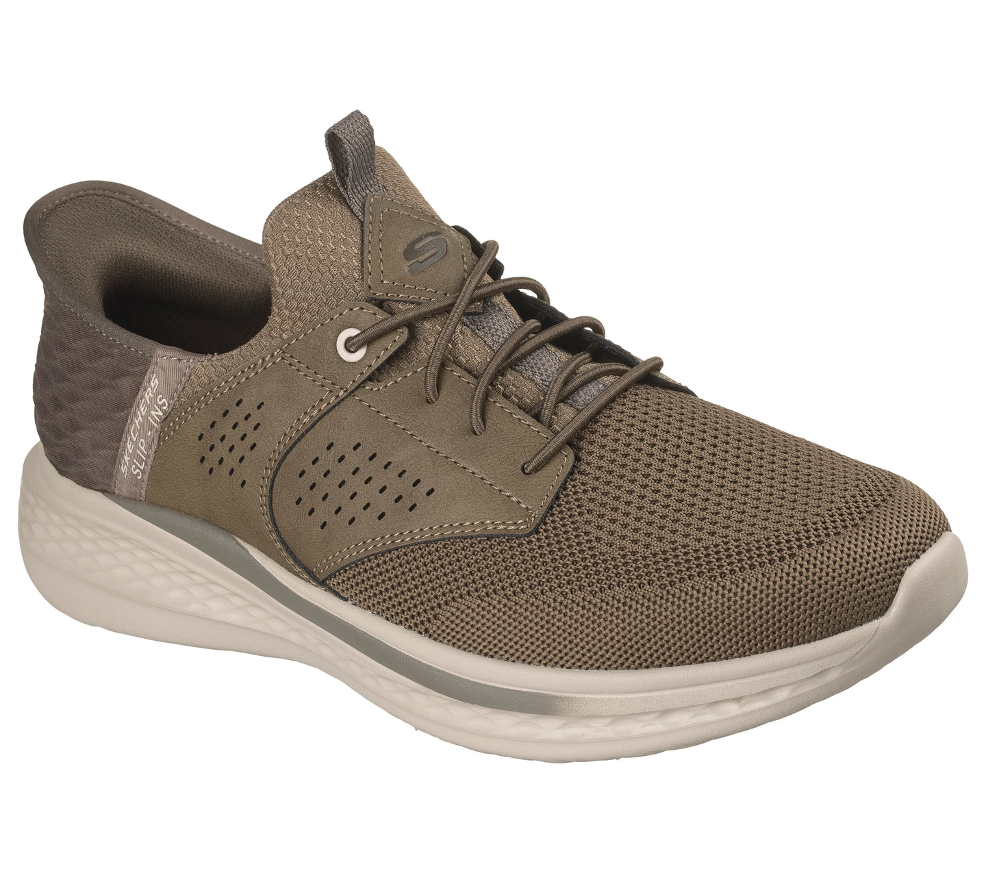 Skechers Mens Trainers 210889 Khaki