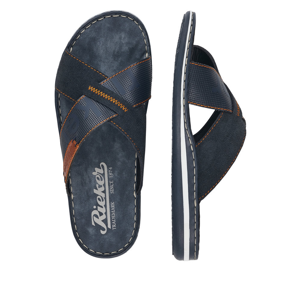 Rieker Mens Sandal 21098 Blue