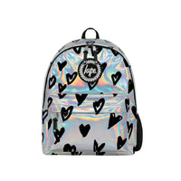 Hype Girls Holographic Scribble Hearts Backpack