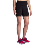 Brooks women's black shorts with drawstring