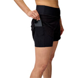 Brooks Womens Shorts Chaser 5” 2-IN-1 2.0 Black