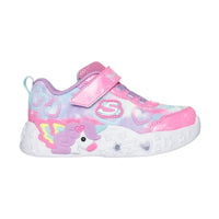 Skechers Girls Trainer Unicorn Charmer - Lil Heart Sparkles Pink/Multi