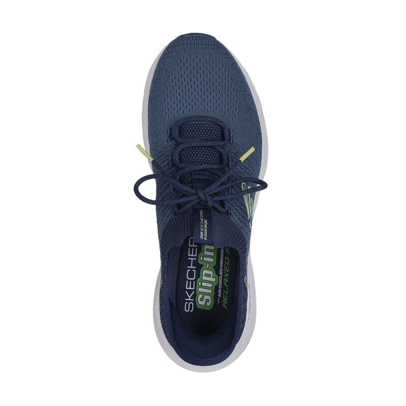 Skechers Mens Trainer Edgeride Raygo Navy/Lime