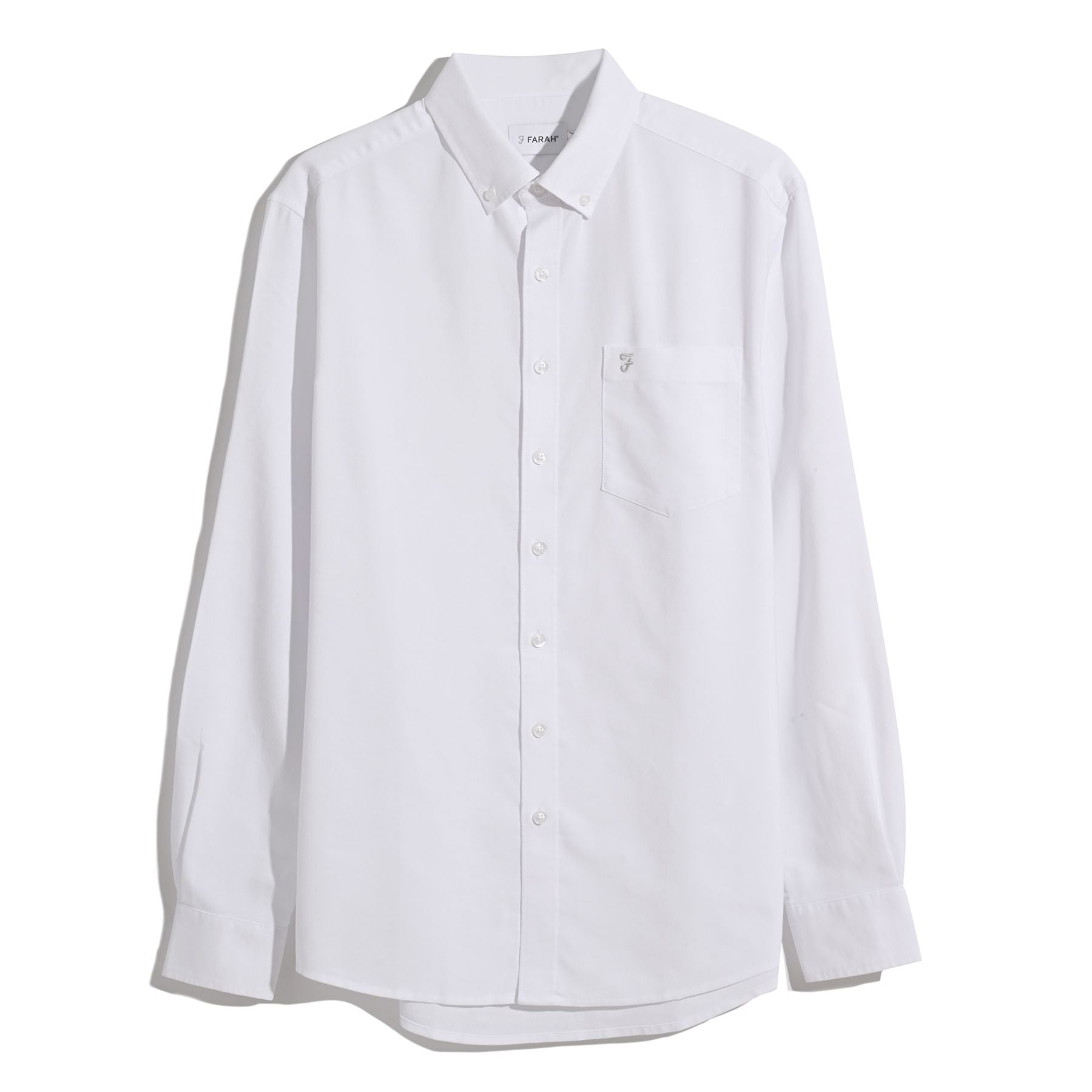 Farah men's white cotton shirt