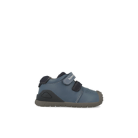 Biomecanics boys' petrol leather shoe with velcro