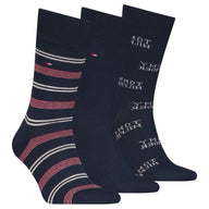 Tommy Hilfiger Mens 3 Pack Socks Set Navy