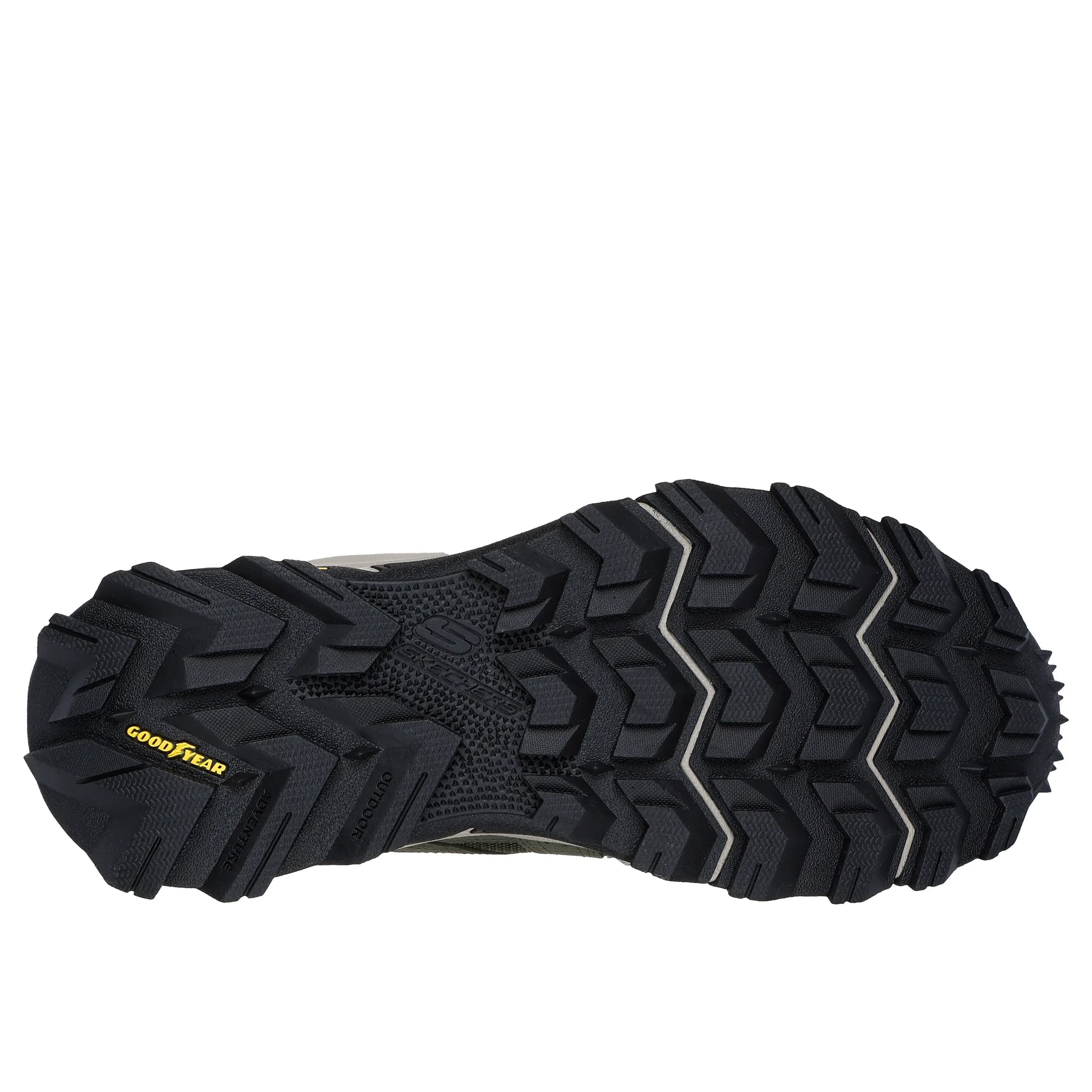 Skechers men's green leather trainer
