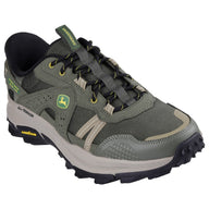 Skechers men's green leather trainer