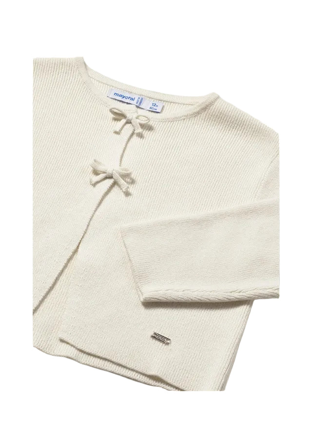Mayoral Girls Cardigan 1307 Bone