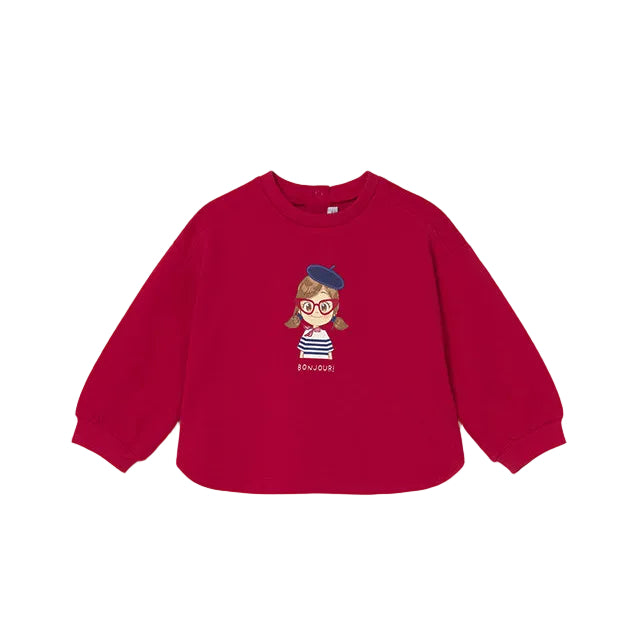 Mayoral Girls Sweatshirt 1495 Red