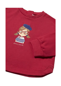 Mayoral Girls Sweatshirt 1495 Red