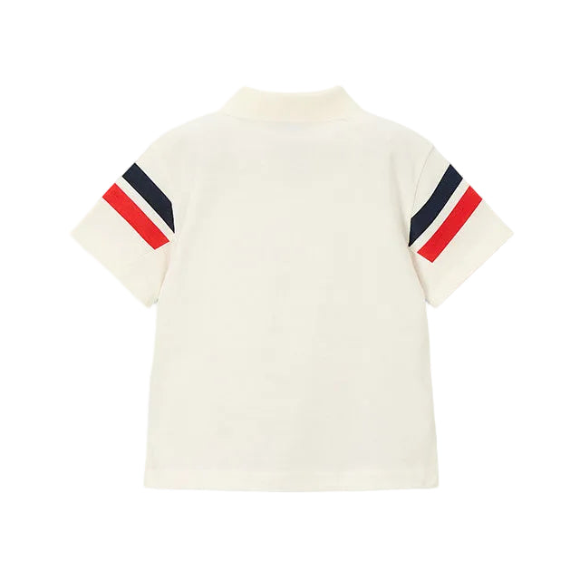 Mayoral Boys Polo 3107 Cream/Red