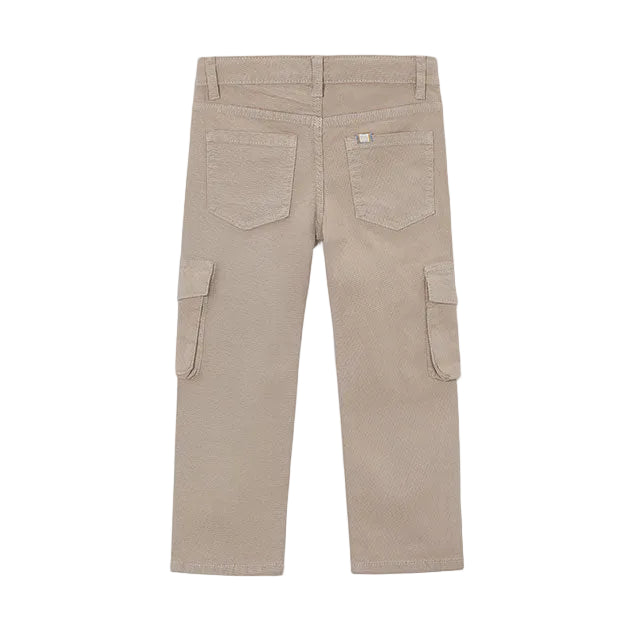 Mayoral Boys Cargo Trousers 3577 Mole