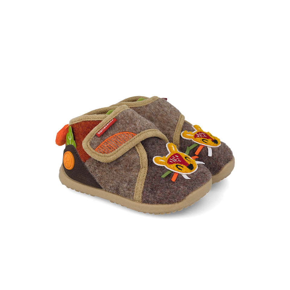 Biomecanics Boys Slipper 261187-A Brown