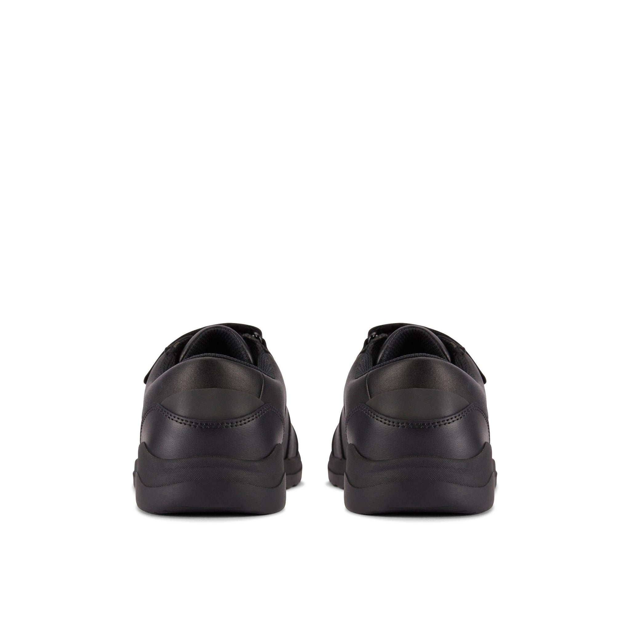 Clarks Boys School Shoe Daze Step 2 Y Black Leather