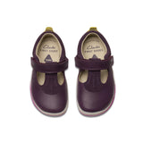 Clarks Girls Shoe Noodle Bright T Berry