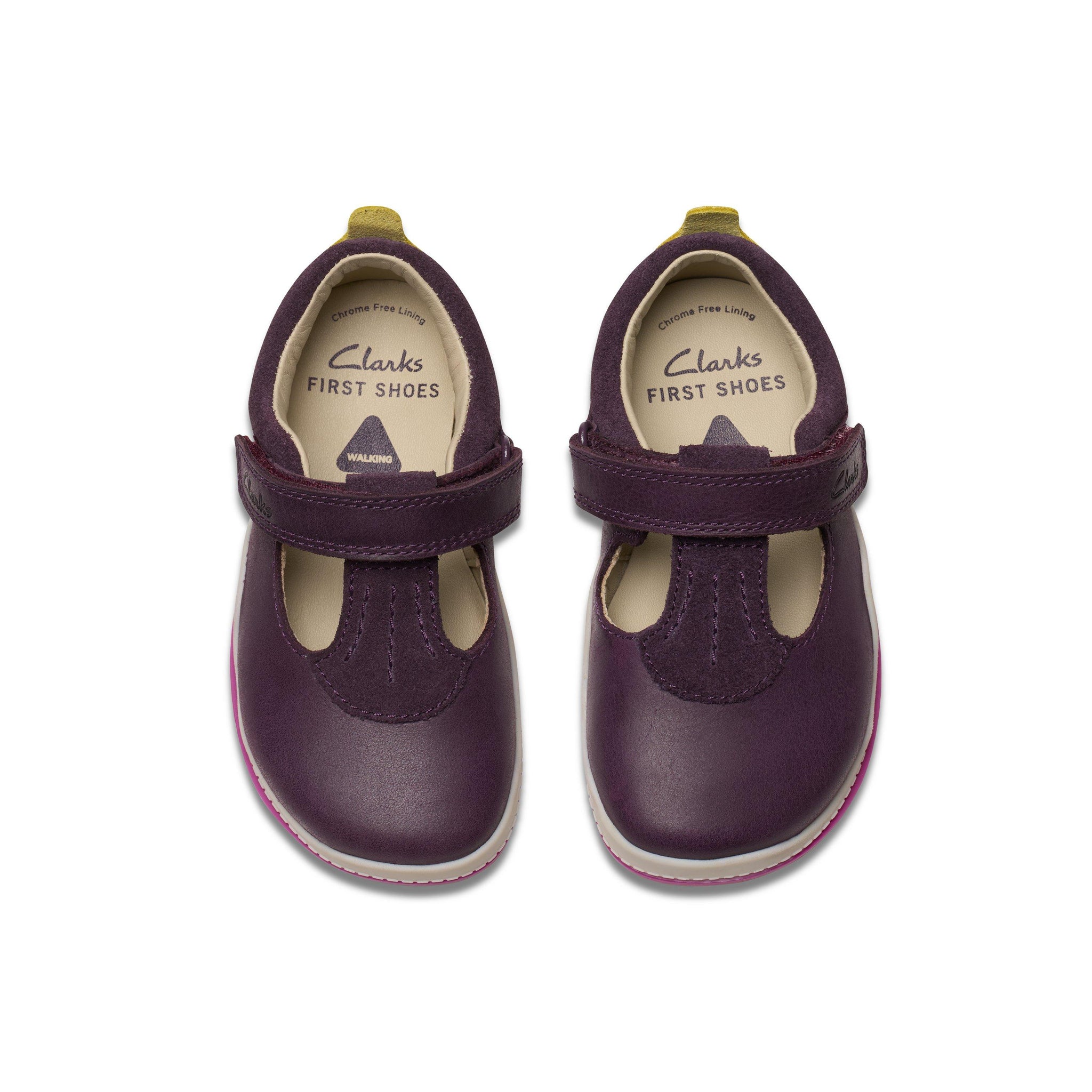 Clarks Girls Shoe Noodle Bright T Berry