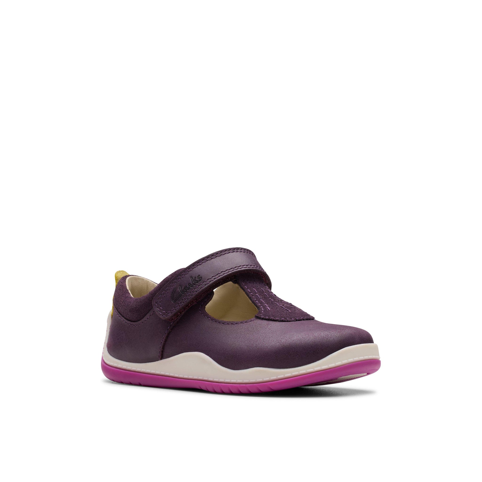 Clarks Girls Shoe Noodle Bright T Berry