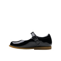 Clarks Girls Shoe Drew Tap T Black Patent