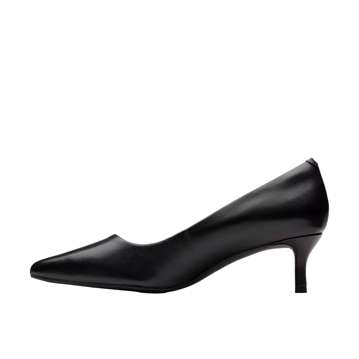 Clarks women's Zarey Court shoe in black leather