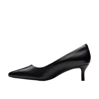 Clarks Womens Court Shoe Zarey Court Black Leather