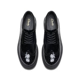 Clarks School Shoe Orinoco 3 Derby Black Patent