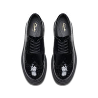 Clarks School Shoe Orinoco 3 Derby Black Patent