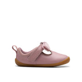 Clarks Girls Pre Walker Roamer Trim Dusty Pink