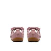 Clarks Girls Pre Walker Roamer Trim Dusty Pink