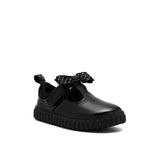 Clarks Girls Shoe Cove Bow T Black Patent